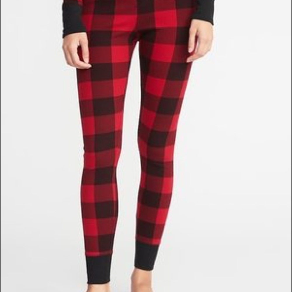 Plaid leggings